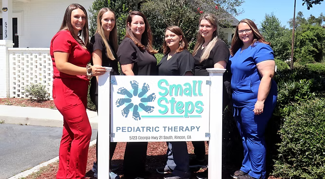 Small Steps Staff With Sign